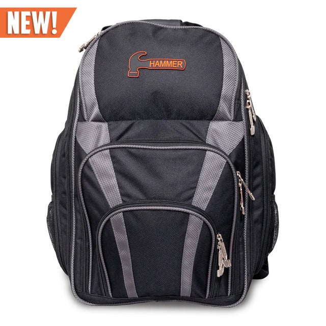 HAMMER ツアーバッグ Hammer Premium Slim Triple Tote With Pouch Black - JB Bowling Supply
